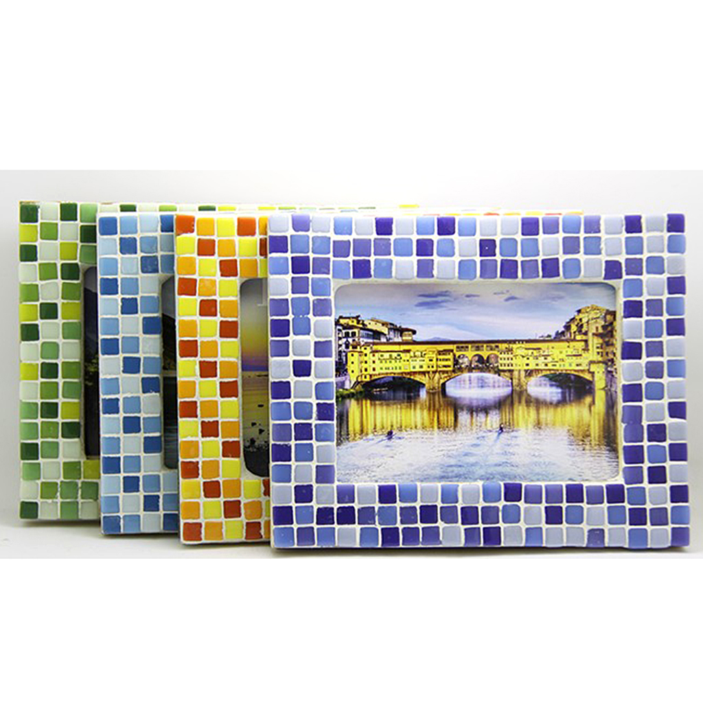 Transparent Glass Mosaic Tiles Pieces Tessara For Arts DIY Hand Crafts 15mm*15mm 