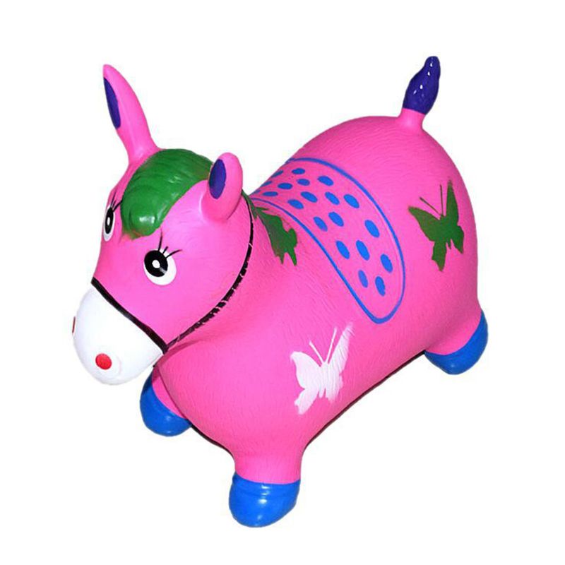 pink bouncy horse