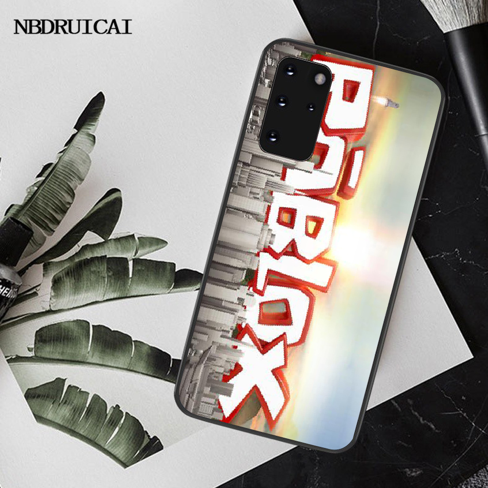 Nbdruicai Games Roblox Logo Diy Luxury Phone Case For Samsung S20