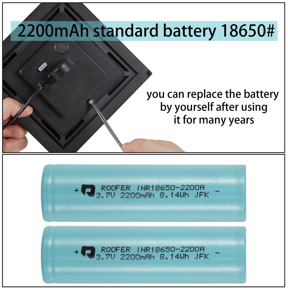 Luz Solar LED con Panel Solar Separable, reflector de cable de 16 pies