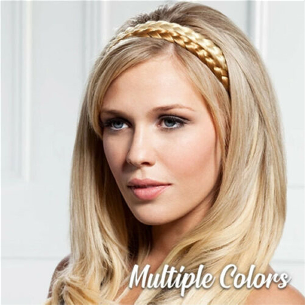 Vintage Braided Hair Band for Women & Girls
