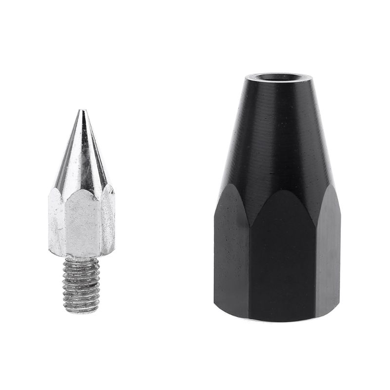 Lightweight Prism Pole Sharp Point Replaceable Tip M8 Thread for 