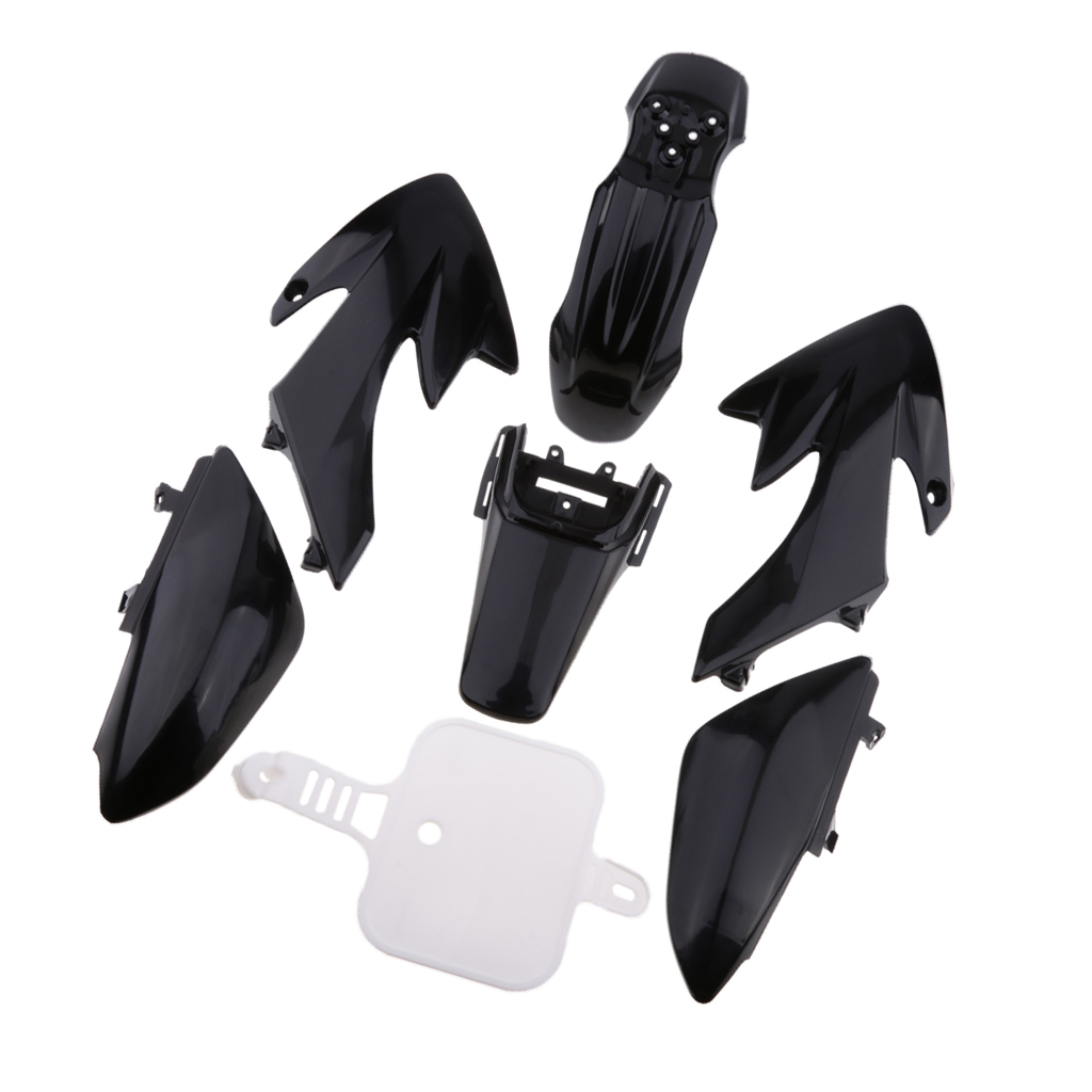 perfeclan Kit Motocicleta Carenado para Honda Negro