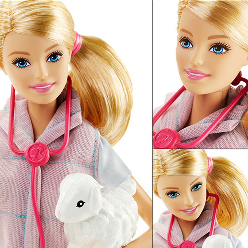 barbie animal rescuer doll & playset