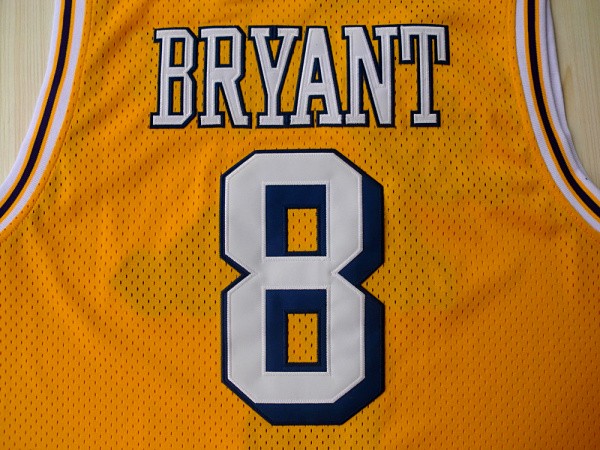 Kobe Bryant #8 Retro Yellow (8)