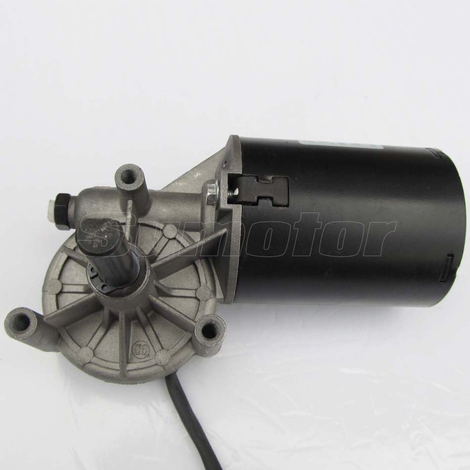 GW7085 42rpm DC 12V 600N*cm Low speed High Torque Worm Gear Reducer