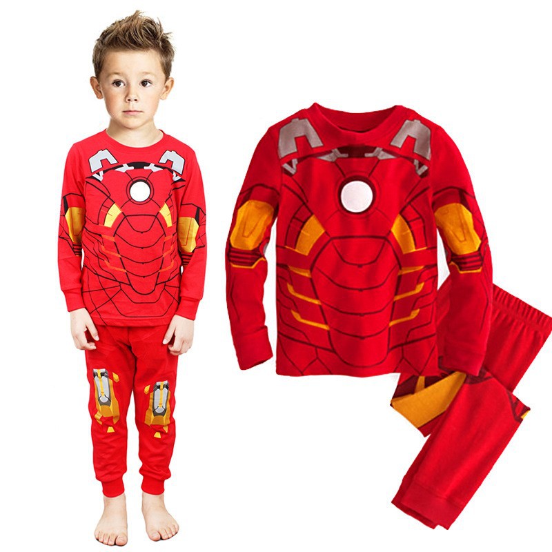 Kids Boys Superhero Pajamas Toddler Sleepwear Clothes Sets Infant Child