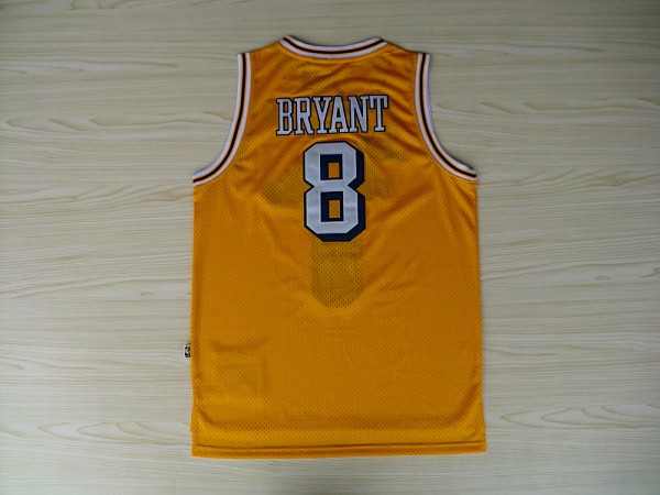 Kobe Bryant #8 Retro Yellow (1)