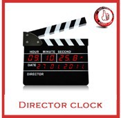 Movie-Slate-Clapper-Director-Action-Board-LED-Digital-Alarm-Clock-With-Calendar-Display-Free-DHL