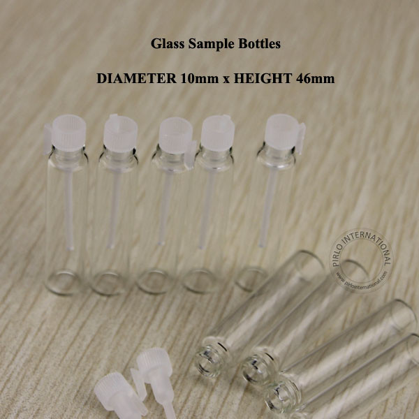 2ml Glass Perfume Sample Bottles Vials Mini Miniature Perfume Parfume