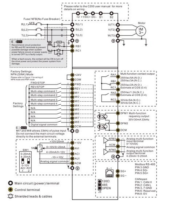 VFD075CB43A-21M-wiring