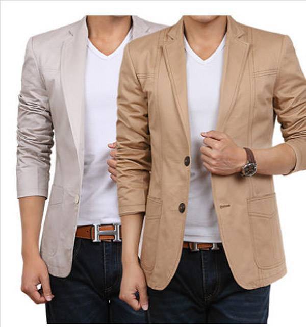 2017 Wholesale 2015 Latest Autumn Slim Fit Men'S Suit Jacket