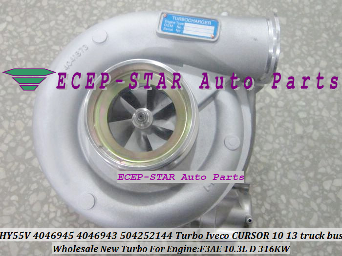 HY55V 4046945 4046940 4046943 504252144 3594712 3594931 4036282 4038389 Turbo Turbocharger For Iveco CURSOR 10 13 truck bus Engine F3AE 10.3L D 316KW