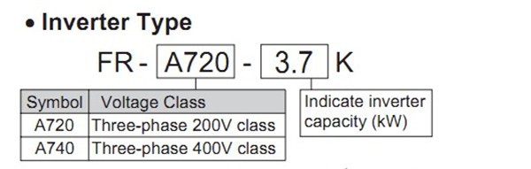 FR-A740-3.7K-CHT model