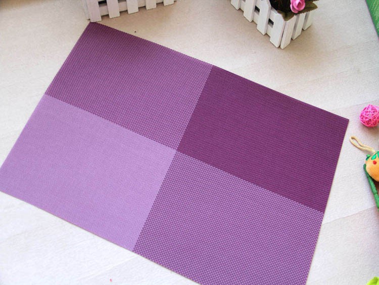 purple placemat