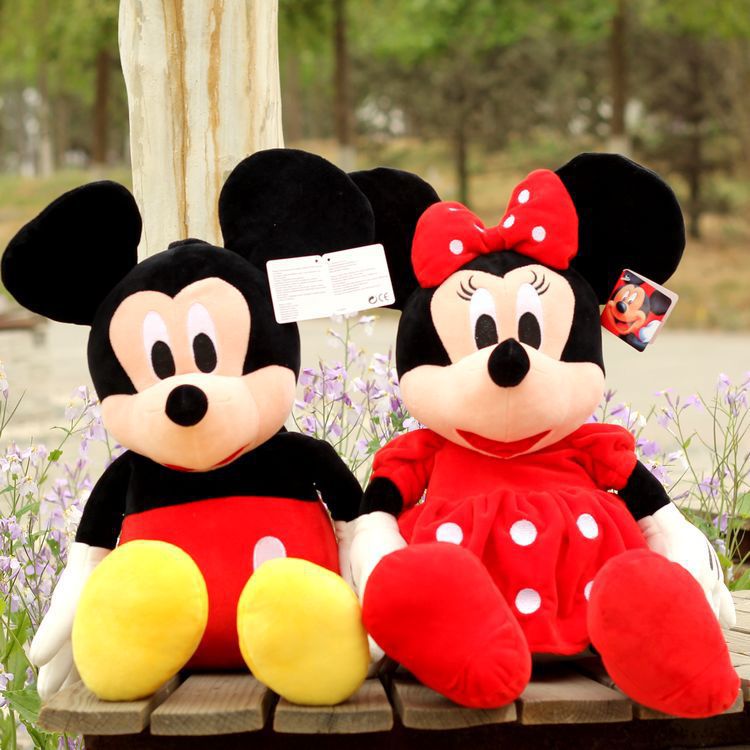 mickey and minnie stuffed animals