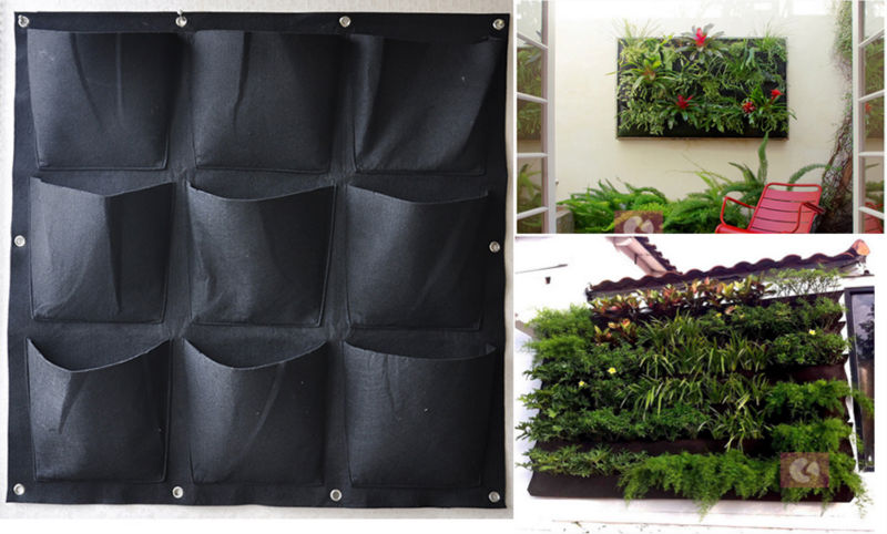 Garden planter picture more detailed picture about 3x 3 pocket ...