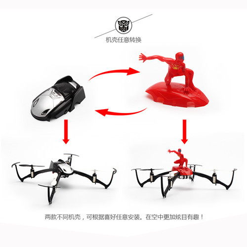 Drone quadcopter 6CH JY004A inverted flight latest kit drone 6Axis 2.4Ghz RTF headless mode remote controlled avatar helicopter