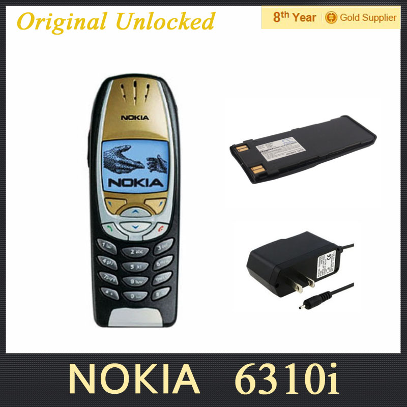 6310i Original Refurbished Nokia 6310i Cell phone Support Russian Spanish Polish One Year Warranty
