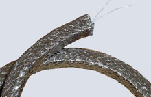 9.5*9.5mm graphite coated fiberglass inserted inconel wire /Flexible Graphite Packing / Packing Rope for pump sealing