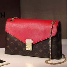 Real Leather Handbags Luxury Ladies Bags Vintage Printing Small Crossbody Bags For Women Famous Brand Shoulder Messenger Bag