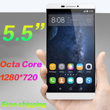 Original cell phones Octa Core MTK6592 telephone mobile phones 5 5 Inch 8 0MP smart phone