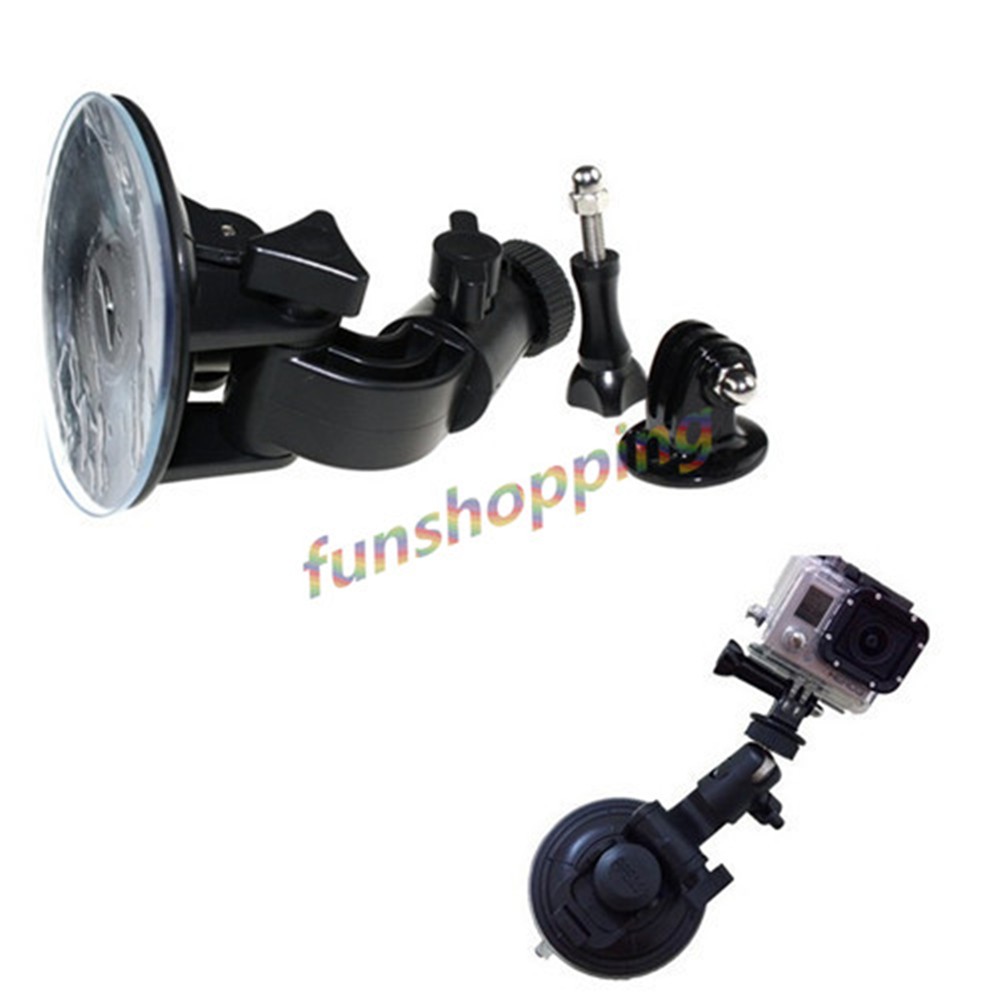 Go-Pro-Accessories-9CM-Multi-Purpose-Suction-Cup-Universal-Car-Holder-Adapter-Mount-with-Screw-for