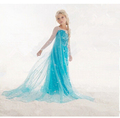 Promotion kids clothes Elsa ana Princess queen snow Dress girl baby Cartoon Costume Fancy Dress for