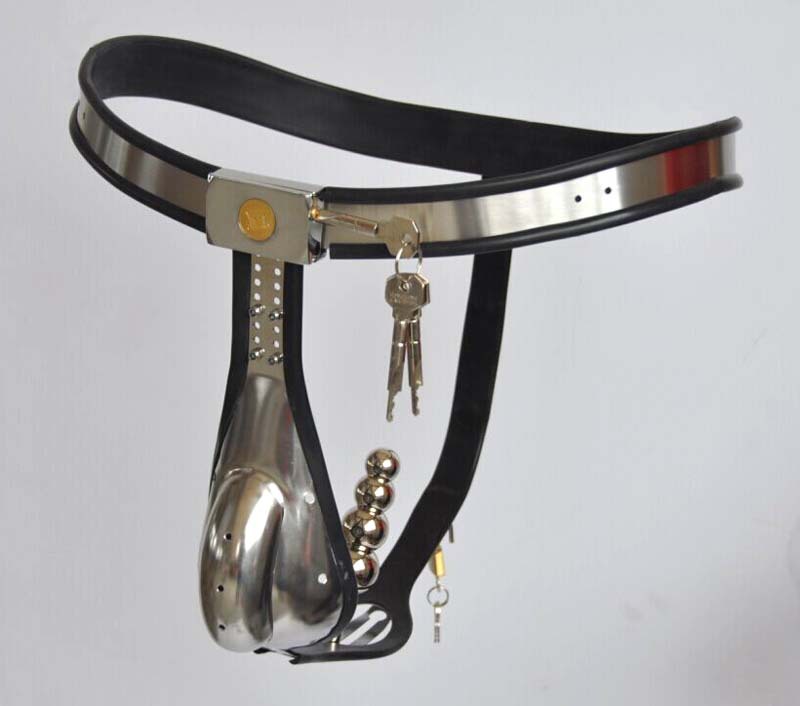 Здесь можно купить  steel male chastity silicone chastity belt t stainless steel new version wholesale retail belts chasity men