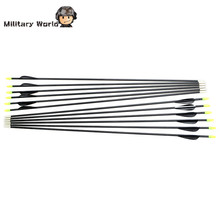 12pcs pack Shooting Lightweight 80cm Length 15 80lbs Arrows For Compound Bow Recurve Bow Outdoor Archery
