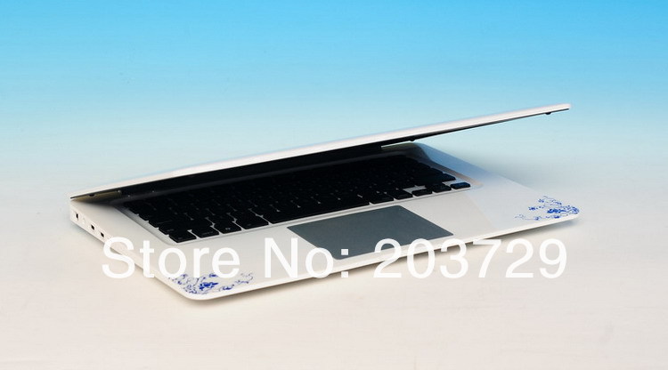 Free shipping Intel dual Core I5 2 3 Ghz Laptop computer with full aluminium case 3550mAh