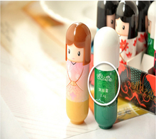 1piece New fruit nature lip lipstick Cute Cartoon kimon doll lip balm nourishing moisturizing repair Lipstick