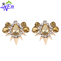 sale new arrived Retail 2015 wedding White rhinestone clip topaz flower shoe clips fashion decoration accessories
