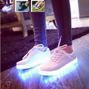 Hot New Brand font b Men b font Women neutral fashion 7 color LED illuminated lace
