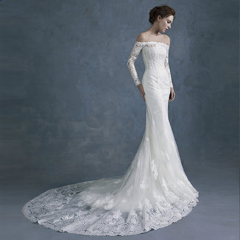 Vintage Lace Wedding Dress Skinny Fashion Dresses