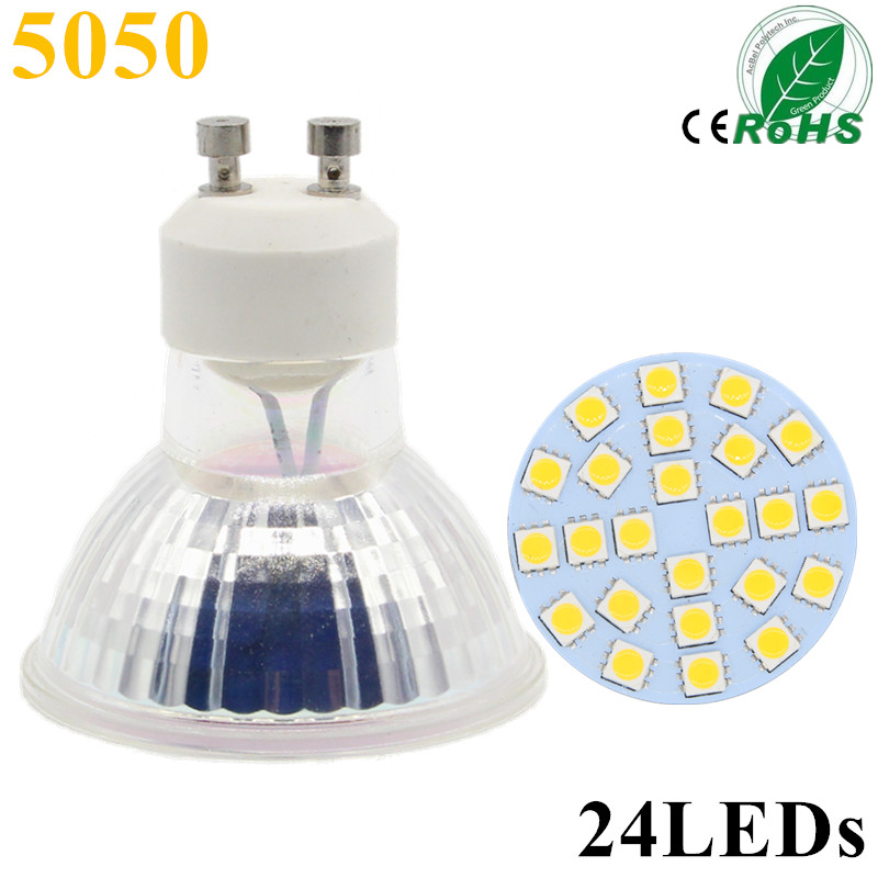 NEW 5050 Spot LED Lamp E27 220V 24LED 480LM Lampada LED Spotlight GU10 Candle Lamparas Bombillas LED Bulb Light MR16 Chandelier