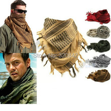 Men Winter Military Windproof Scarf Muslim Hijab Shemagh Tactical Desert Arabic Keffiyeh Scarf 100% Cotton Thickened Women Scarf