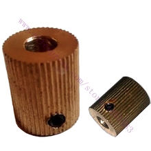 3pc,42 Teeth ,optional 5mm/8mm Bore Brass Drive Gear for 1.75mm & 3mm Filament 3D Printer RepRap Prusa Mendel Extruder Pulley