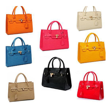 2015 New Hot Promotion Womens crocodile pattern women handbag Super Star vintage shoulder bag PU leather Women messener bag