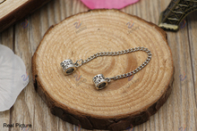 2015 New Free Shipping European Silver Safety Chain Beads Diy Bead Charms Fit Pandora Bracelets Bangles