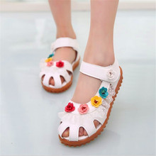 2016 New Summer Girls Sandals Mini Melissa 1-6 Years Old Girls Elsa Shoes Kids Sandals Soft Flat Shoe Sole Sandalias Sandales