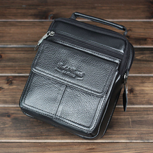 Genuine leather male handbags high quality real cowhide business men messenger bags casual travel shoulder bag
