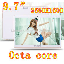 9.7 inch 8 core Octa Cores 2560X1600 DDR3 4GB ram 32GB 8.0MP Camera 3G sim card Wcdma+GSM Tablet PC Tablets PCS Android4.4 7 8 9
