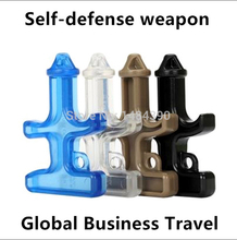 Nylon plastic Weapon Self Defense Stinger Duron Drill Protection Tool Key Chain Nylon Plastic Steel  combat tool  Supplies