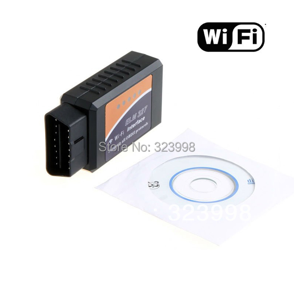 50 pcs/lot ELM327 wi-fi OBD 