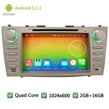 Quad core WIFI FM BT 2Din 8″ Android 5.1.1 1024*600 Car DVD Player Radio PC Audio Stereo Screen GPS For TOYOTA CAMRY 2007-2011