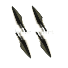 Carbon arrow hunting replaceable arrow tip steel practice arrow broadhead 8pcs for crossbow or compound bow