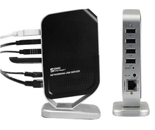 Hot Sale Generic 4 Port Networking USB 2.0 Networking Print Server M4b Printer Share 4 USB Port HUB Devices 100mbps 100m 1pcs