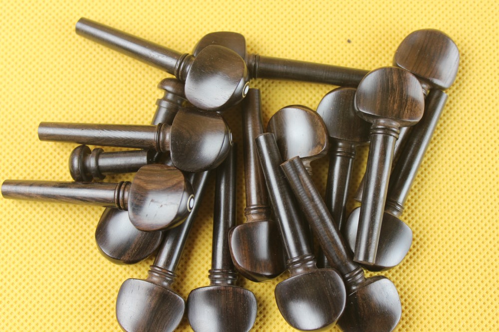 Description Picture 2 of item20 pcs high quality unstained ebony viola tuning pegs viola parts accessories