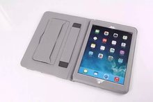 Mini4 pad Leather Case Flip Cover For Apple iPad Mini4 Mini 4 Tablet Stand Case WIth hand strap & Card Slot